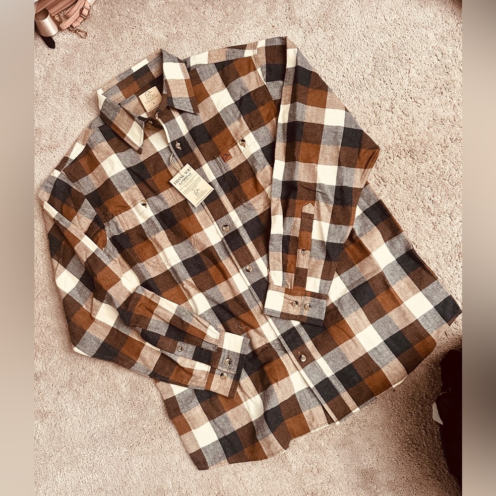 NWT Ducks Unlimited Plaid Shirt